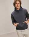 Sudadera Hoodie Relax Blanca,AZUL MARINO